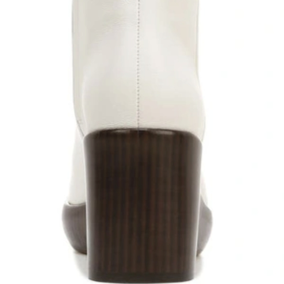 VINCE Nicco Clog Womens Leather Block Heel Mid-Calf Boots NWT Size 10 MSRP $515 - Picture 4 of 6